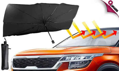 Car Windshield Sun Shade Umbrella!